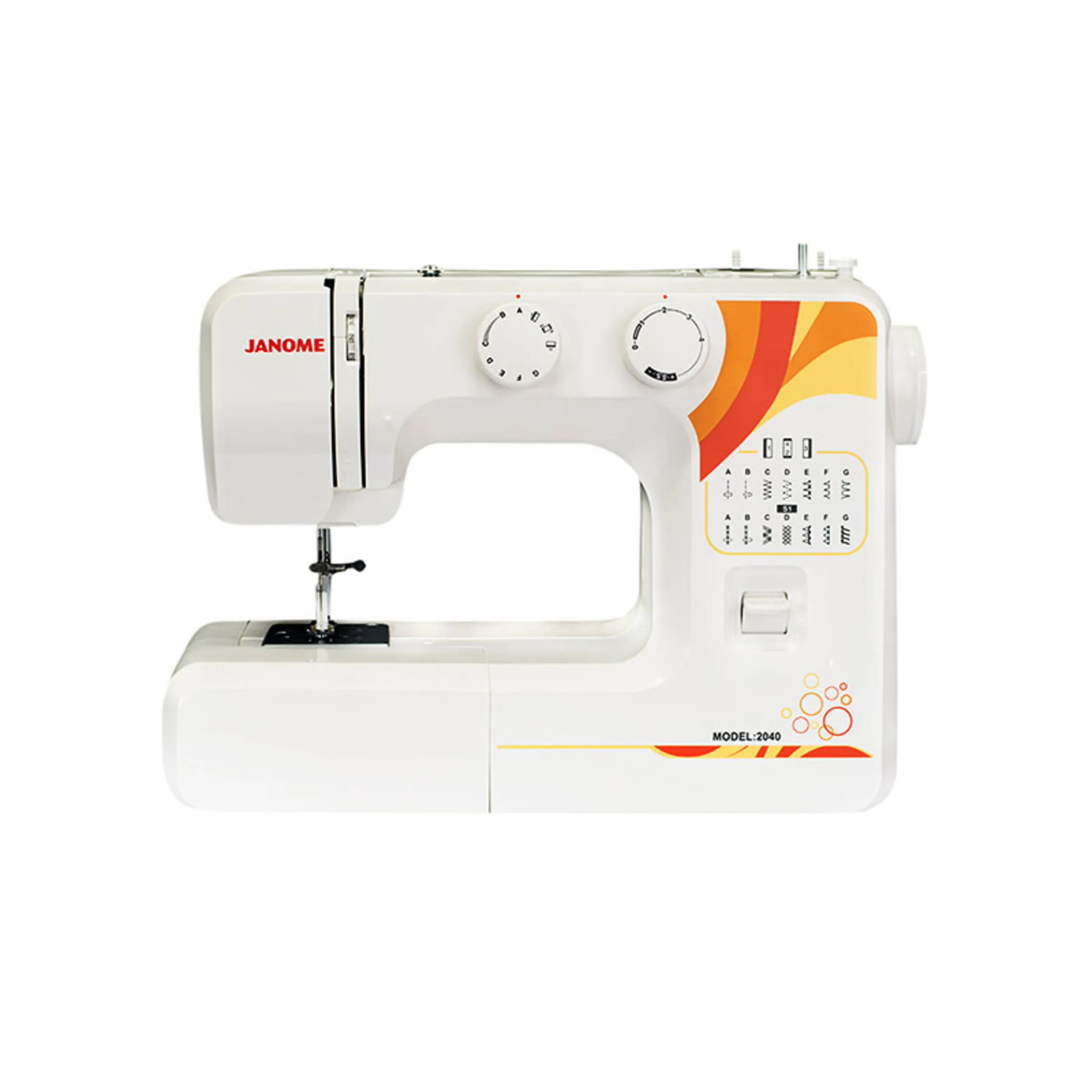 چرخ خیاطی خانگی ژانومه مدل 2040